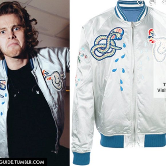 Diesel Snake Embroidered Bomber Jacket (Reversible) - Picture 15 of 15